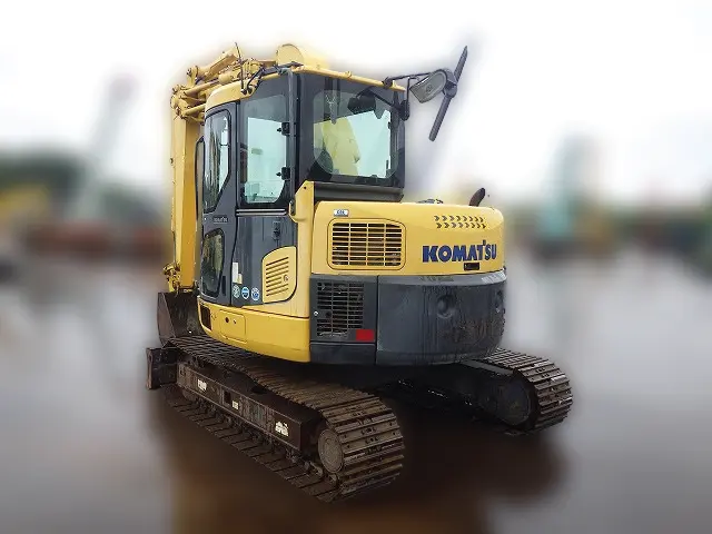 KOMATSU PC78UU-8 - 16214, tampak samping kiri