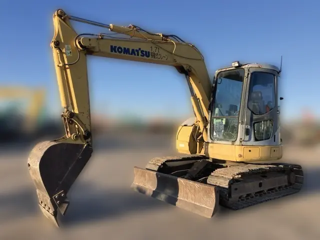 KOMATSU PC78US-6N0 - 8728, full front view of the unit