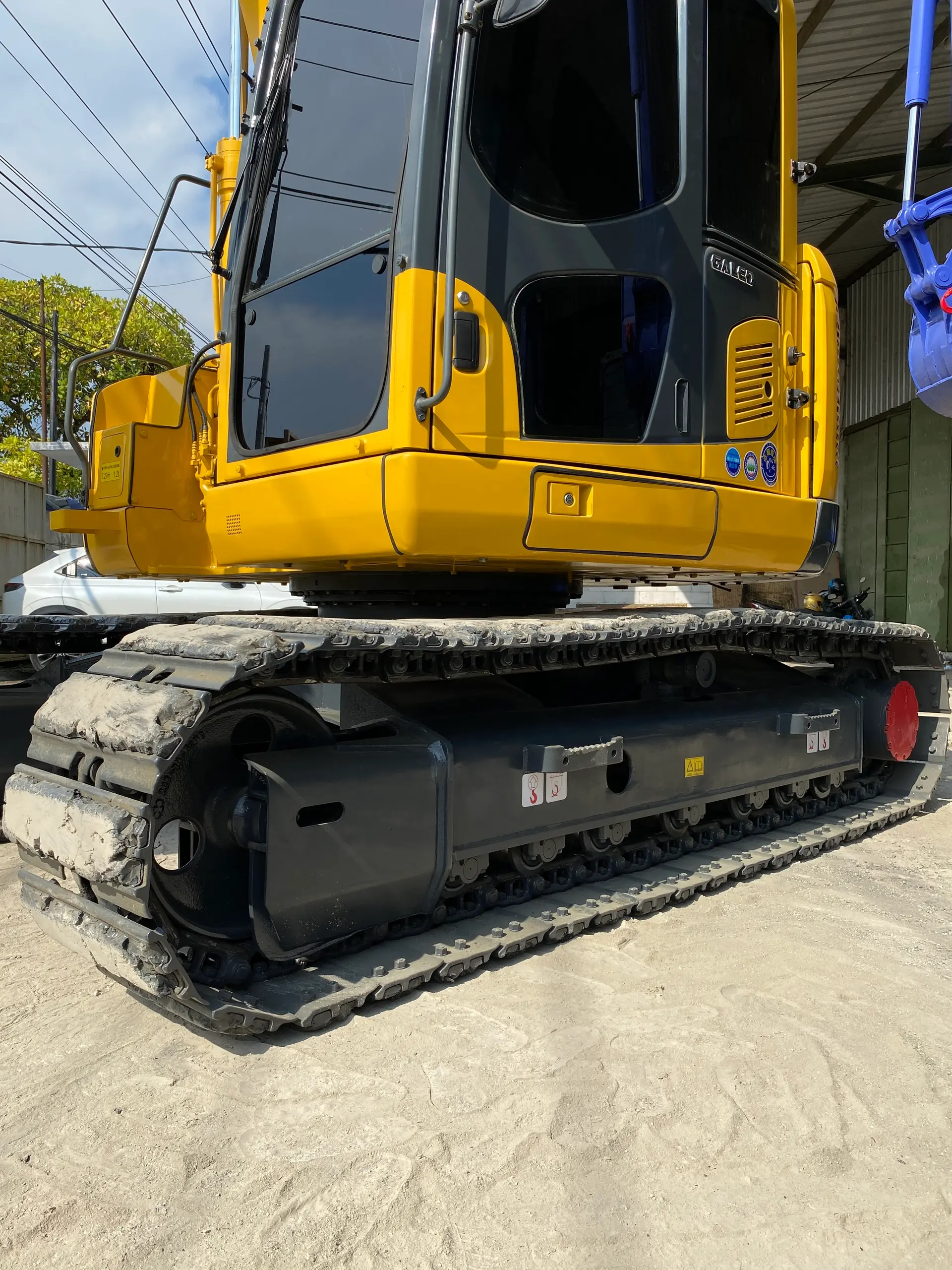 KOMATSU PC128US-8 - 21221, undercarriage