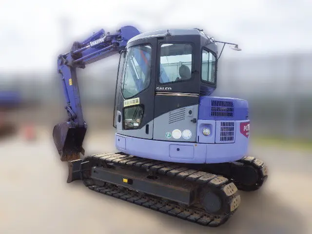KOMATSU PC78UU-6 - 22314, tampak belakang