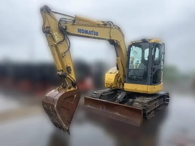 KOMATSU PC78US-8 - 15096, tampak depan keseluruhan unit