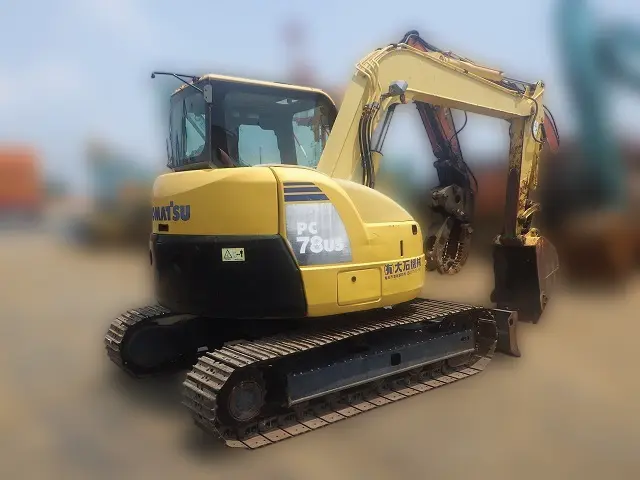 KOMATSU PC78US-8 - 15017, left side view