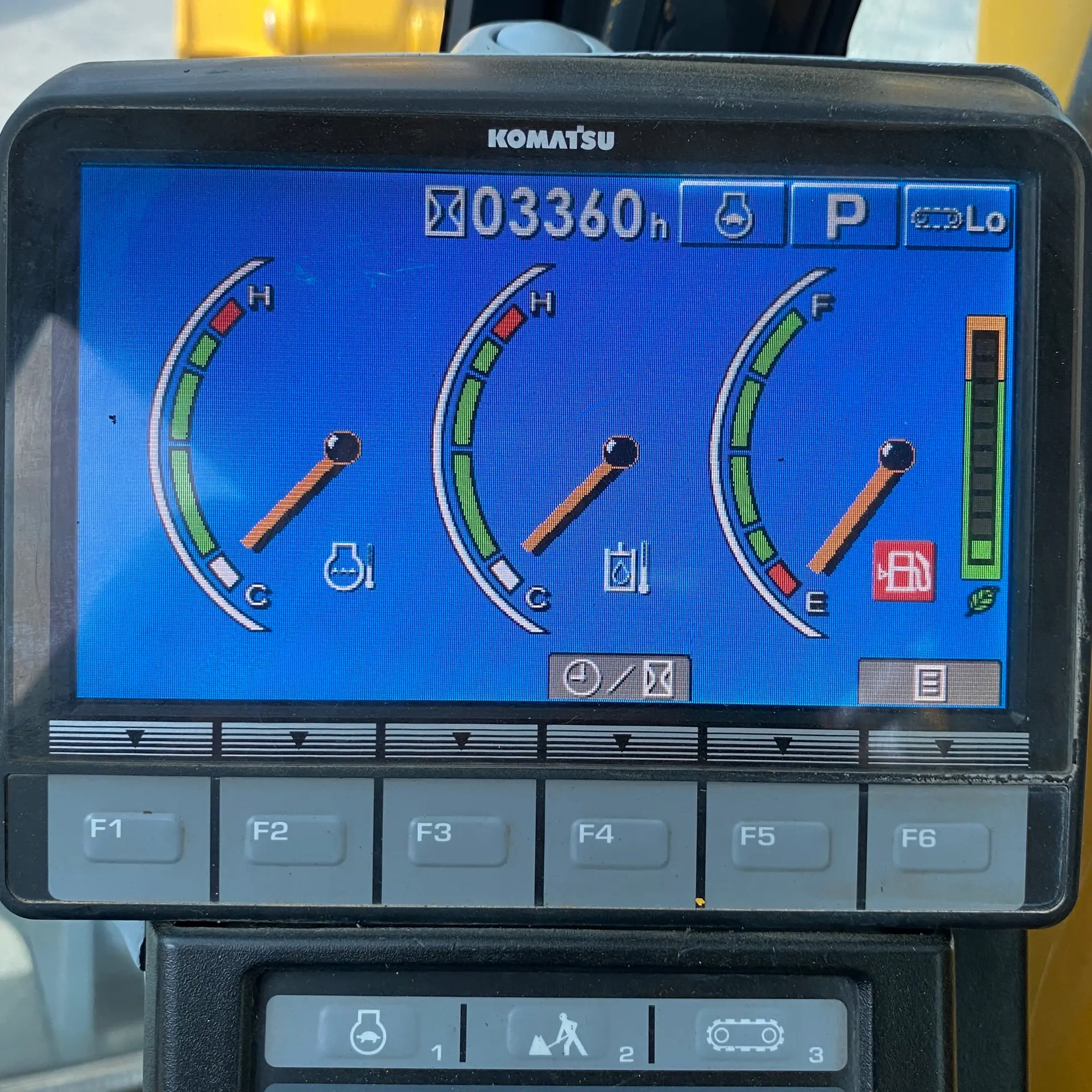 KOMATSU PC78US-8 - 15005, ruang kabin & monitor unit