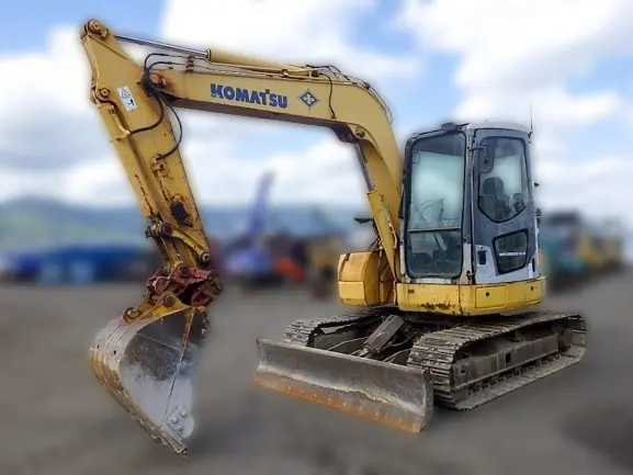 KOMATSU PC78US-6NO 12813, full front view of the unit