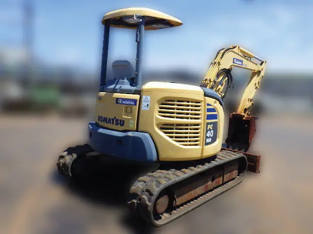 KOMATSU PC40MR-3 - 19429, rear view