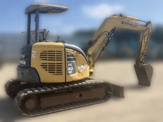KOMATSU PC40MR-2 - 9416, tampak samping kiri