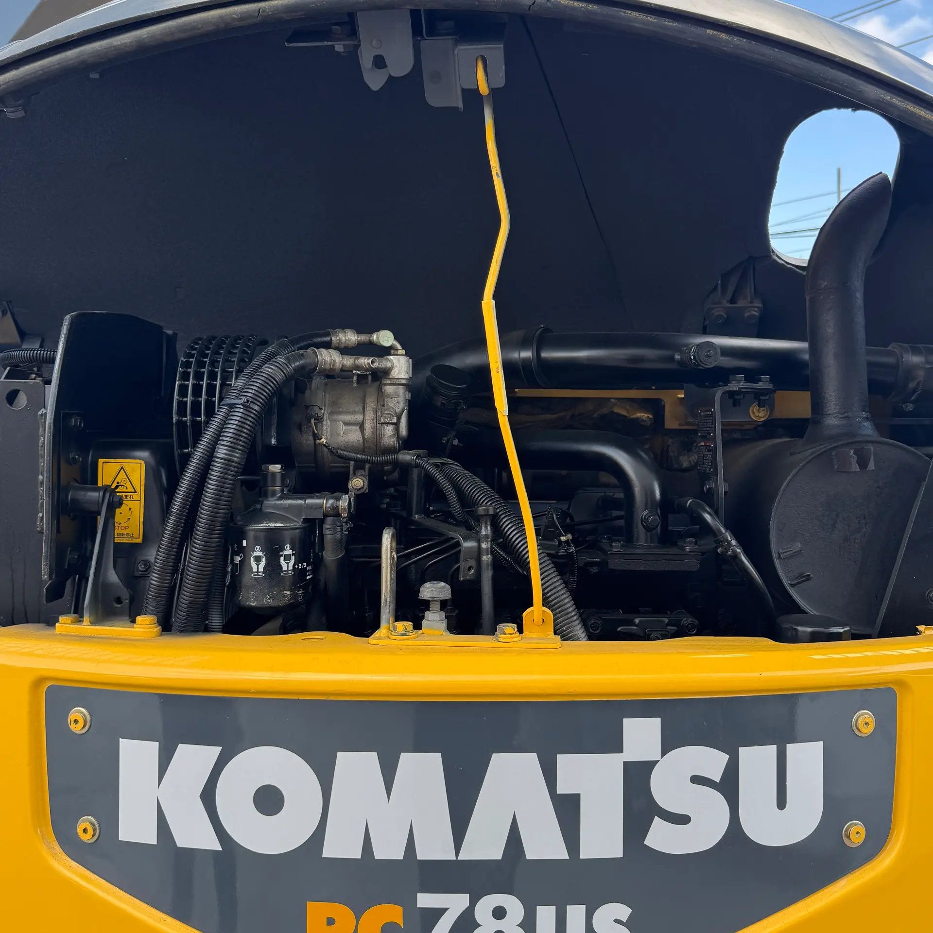 KOMATSU PC78US-6E0 - 5929, mesin