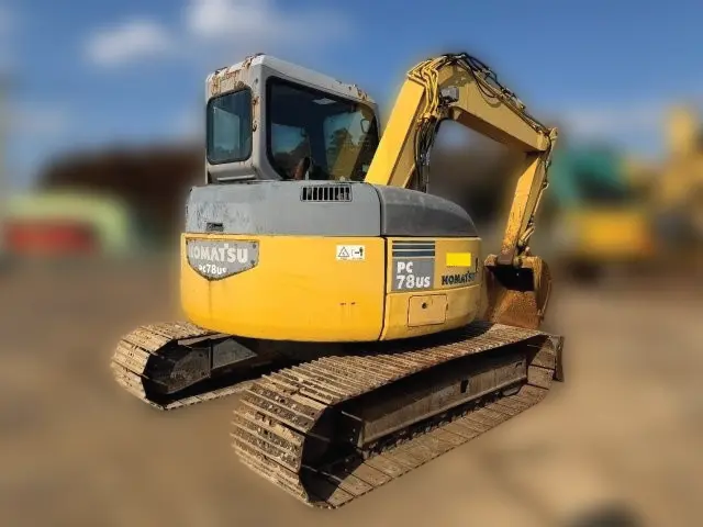 KOMATSU PC78US-6N0 - 12817, left side view