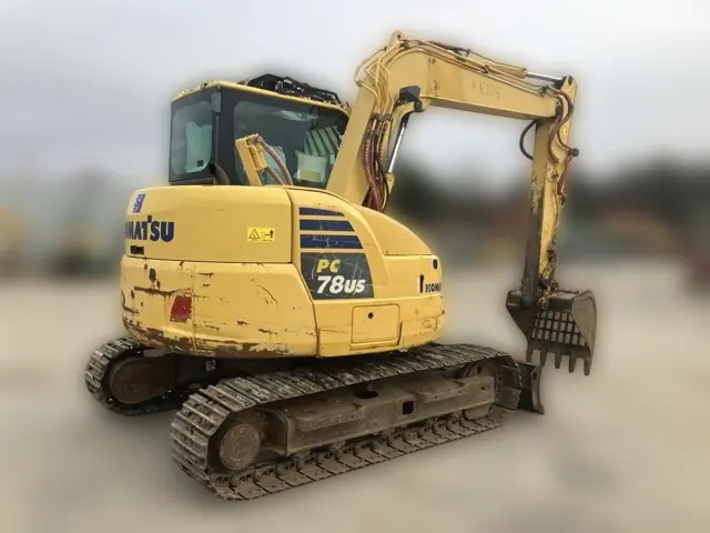 KOMATSU PC78US-10 - 30424, tampak samping kiri