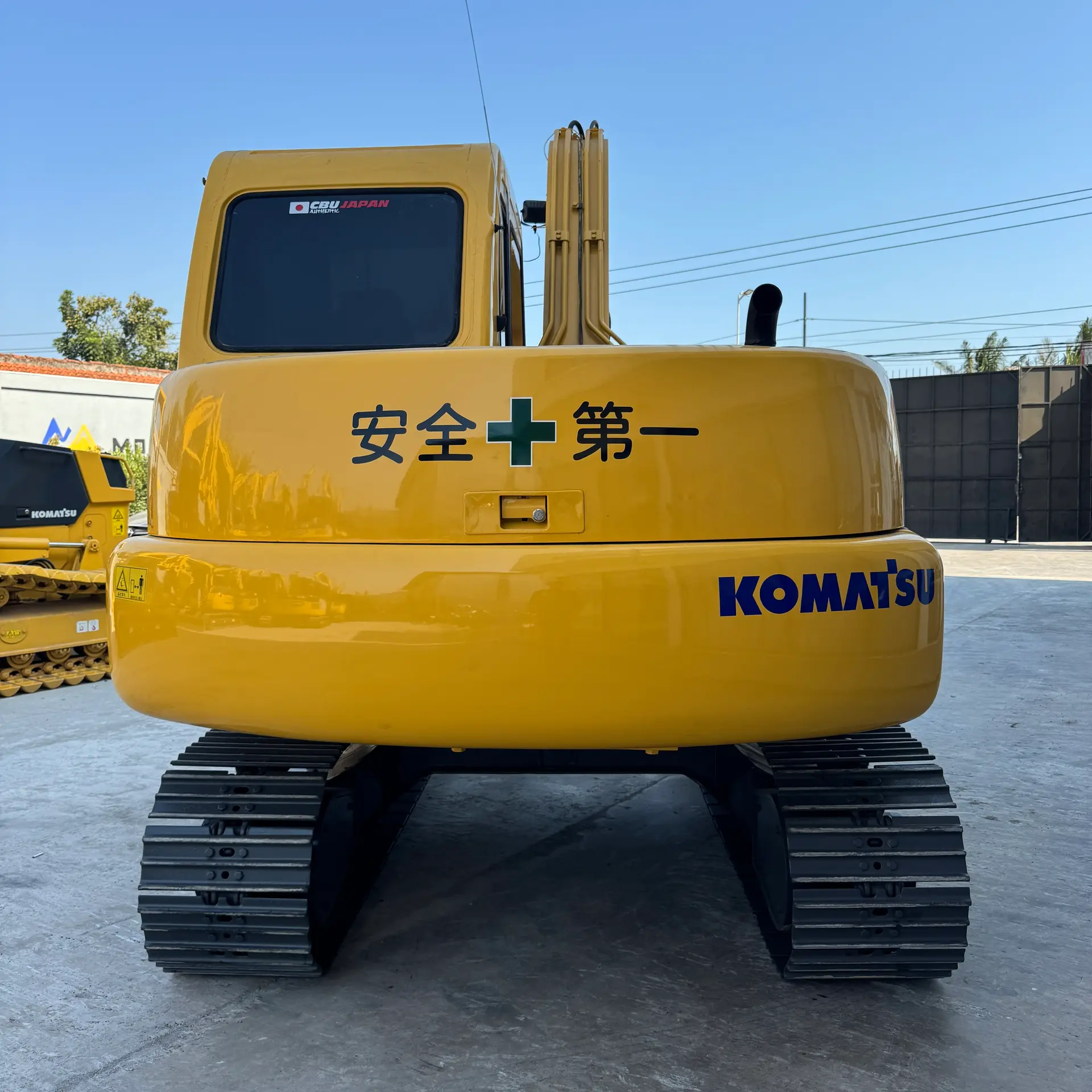 KOMATSU PC60-7 - 49188, rear view
