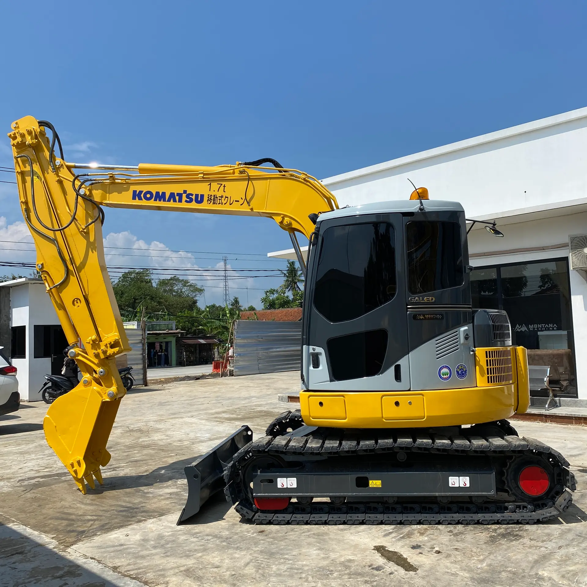 KOMATSU PC78US-6N0 - 12436, left side view