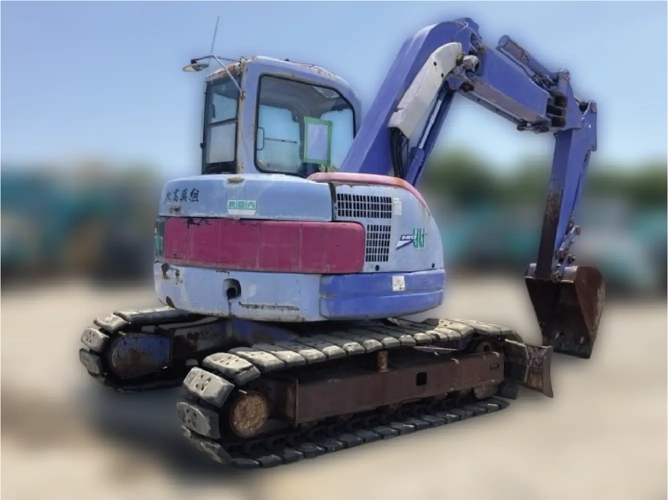 KOMATSU PC75UU-3 - 15784, left side view