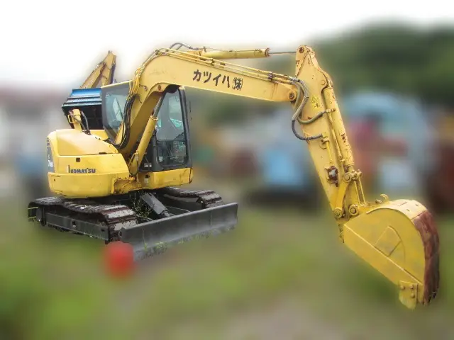 KOMATSU PC78US-8 - 26500, tampak depan keseluruhan unit