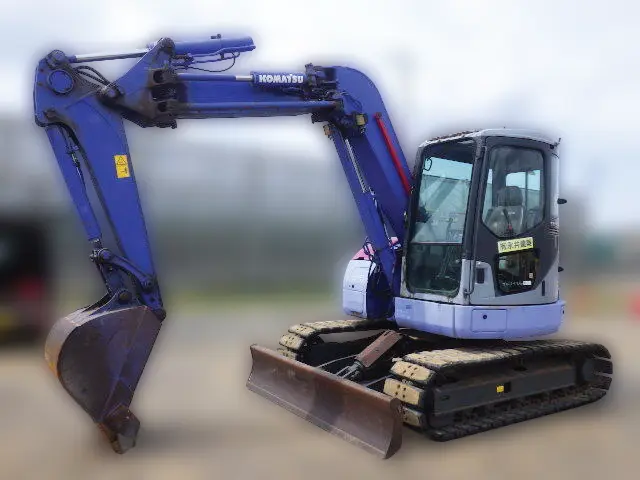 KOMATSU PC78UU-6 - 22314, tampak depan keseluruhan unit