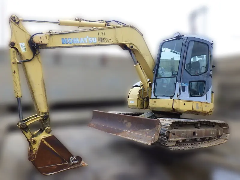 KOMATSU PC78US-6N0 - 9038, full front view of the unit