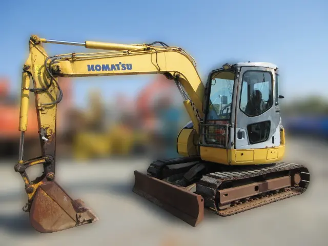 KOMATSU PC78US-6N0 - 12491, full front view of the unit