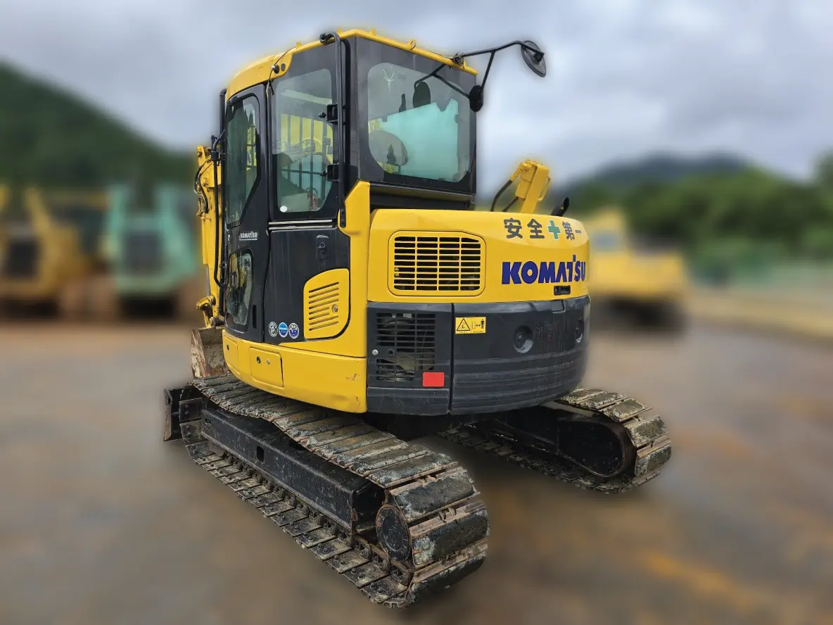 KOMATSU PC78US-8 - 15287, tampak belakang