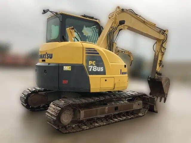 KOMATSU PC78US-8 - 28054, rear view