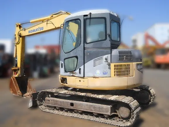 KOMATSU PC78US-6NO 13240, rear view