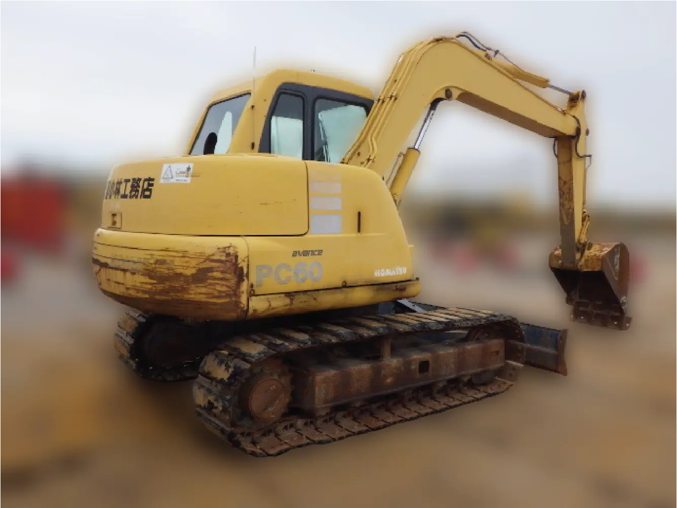 KOMATSU PC60-7C - 58586, left side view