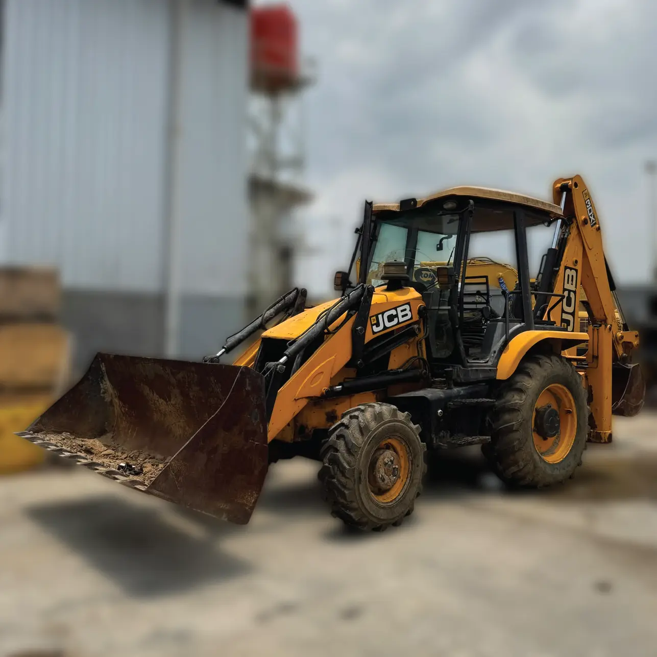 JCB 3DX - HAR3DXLSUTM2975074, full front view of the unit