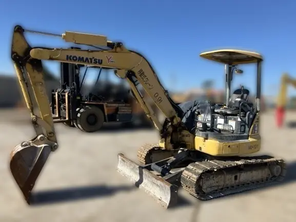 KOMATSU PC40MR-3 21977, tampak samping kanan