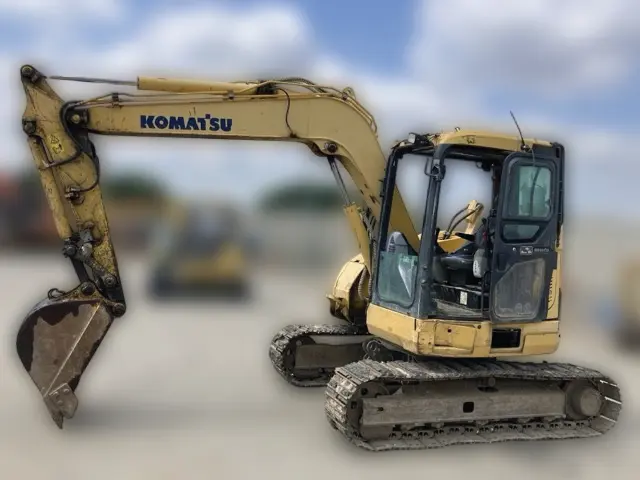 KOMATSU PC78US-8 - 26467, full front view of the unit