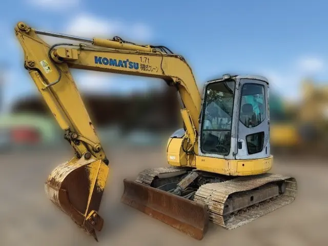 KOMATSU PC78US-6N0 - 12817, full front view of the unit