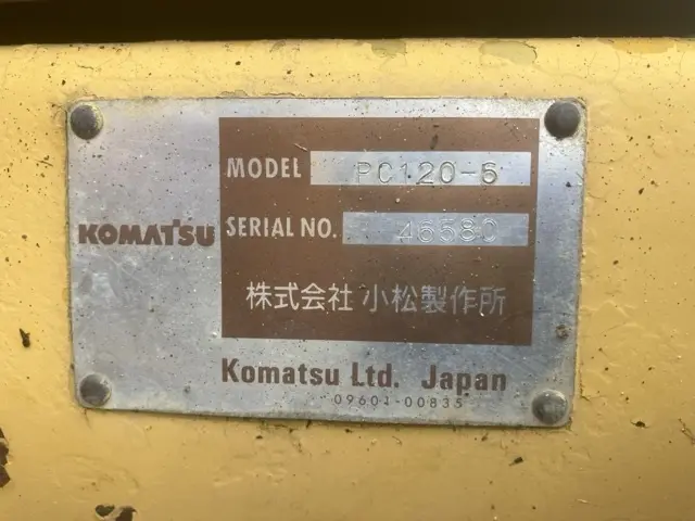 KOMATSU PC120-6 - 46580, right side view