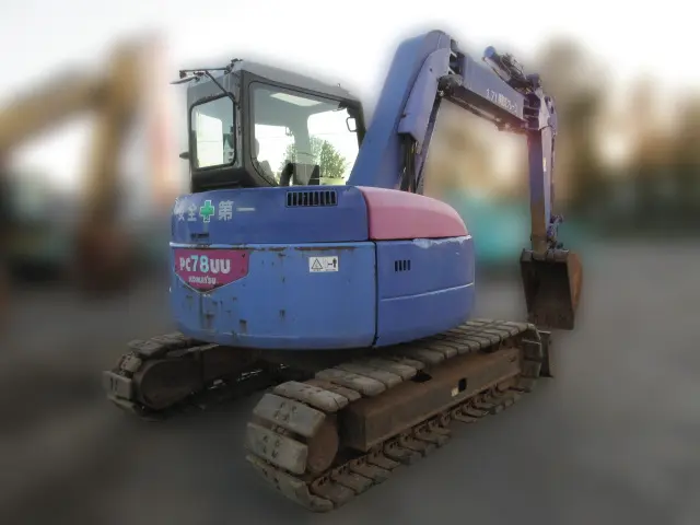 KOMATSU PC78UU-6 - 22532, tampak samping kiri