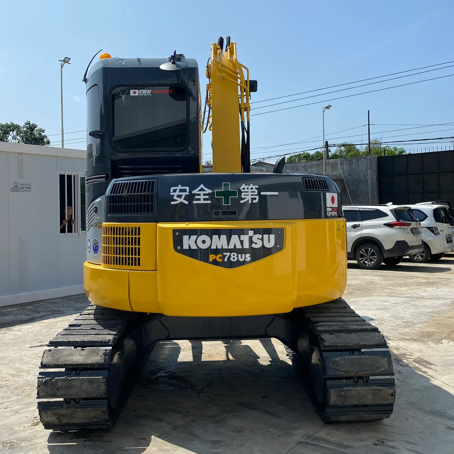 KOMATSU PC78US-6N0 - 12436, rear view