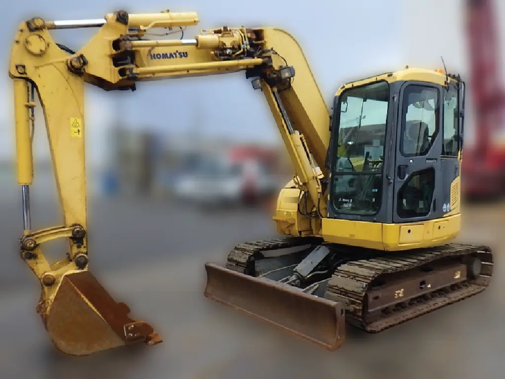 KOMATSU PC78UU-8 - 27868, tampak samping kanan