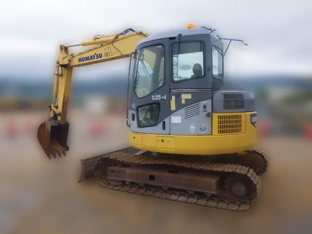 KOMATSU PC78US-6N0 - 13418, tampak samping kiri