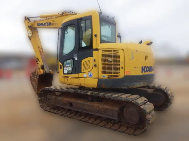 KOMATSU PC128US-8 - 23176, full front view of the unit