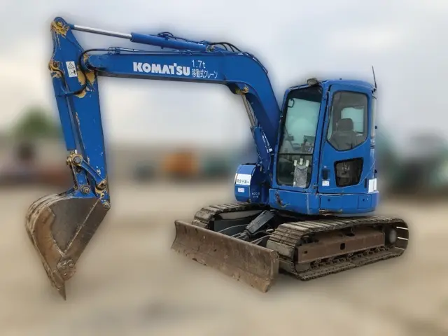 KOMATSU PC78US-6N0 - 8352, tampak depan keseluruhan unit