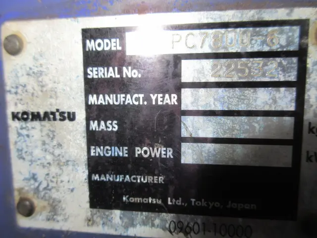 KOMATSU PC78UU-6 - 22532, tampak samping kanan