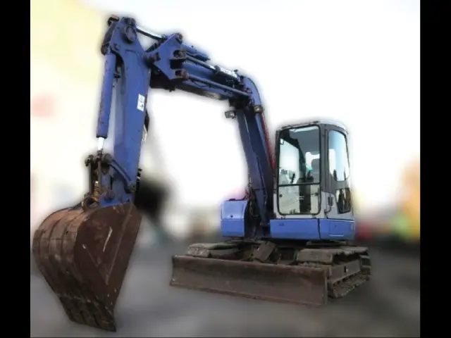 KOMATSU PC78UU-6 - 22532, tampak depan keseluruhan unit