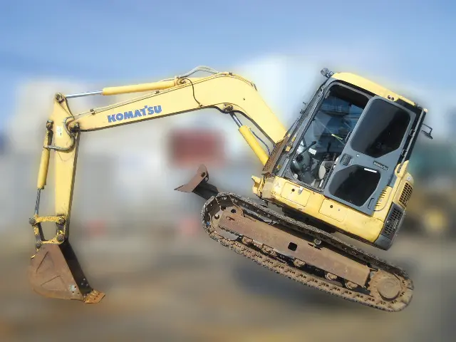 KOMATSU PC78US-8 - 15356, tampak depan keseluruhan unit
