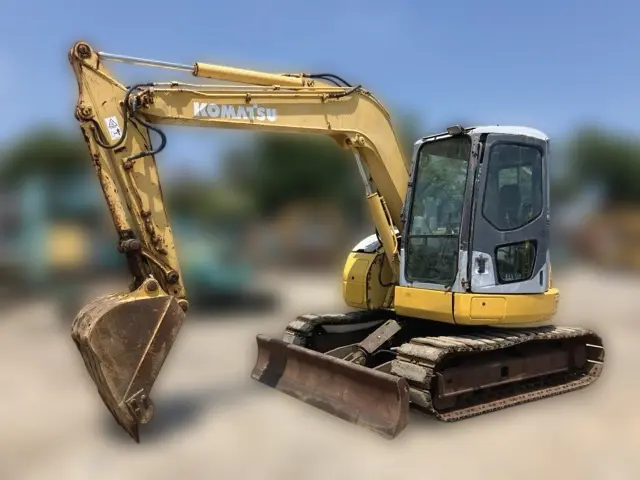 KOMATSU PC78US-6 - 4358, tampak depan keseluruhan unit