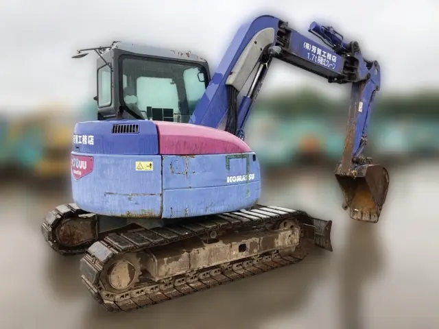 KOMATSU PC78UU-6E0 - 25387, tampak samping kiri