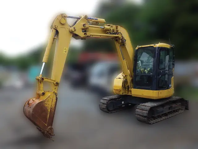 KOMATSU PC78UU-10 - 30181, full front view of the unit