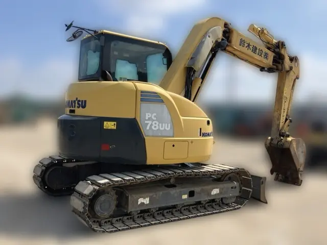 KOMATSU PC78UU-8 - 19273, tampak samping kiri