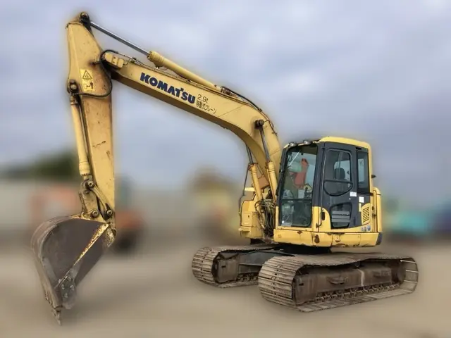 KOMATSU PC138US-8 - 28378, full front view of the unit