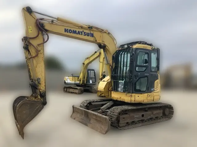 KOMATSU PC78US-10 - 30424, tampak depan keseluruhan unit