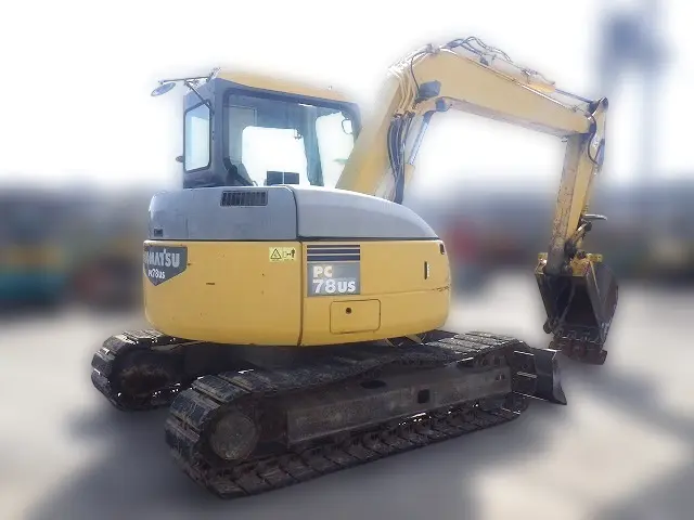 KOMATSU PC78US-6N0 - 7577, tampak samping kiri