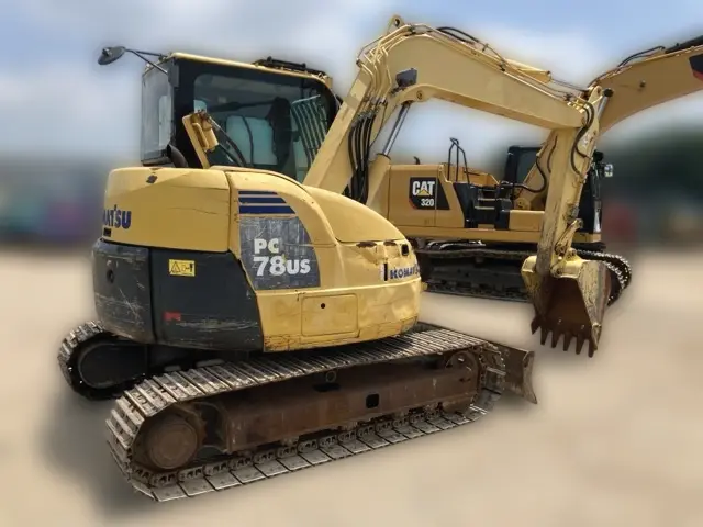 KOMATSU PC78US-8 - KMTPC213L01015981, tampak belakang