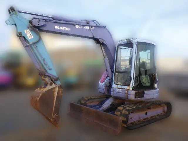 KOMATSU PC78US-5 - 2457, full front view of the unit