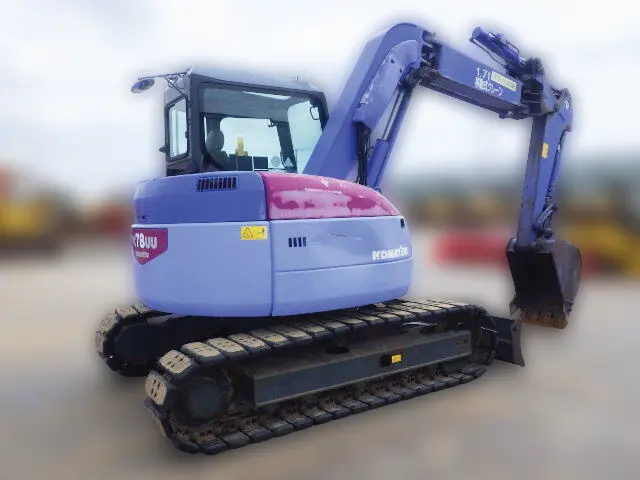 KOMATSU PC78UU-6 - 22314, tampak samping kiri