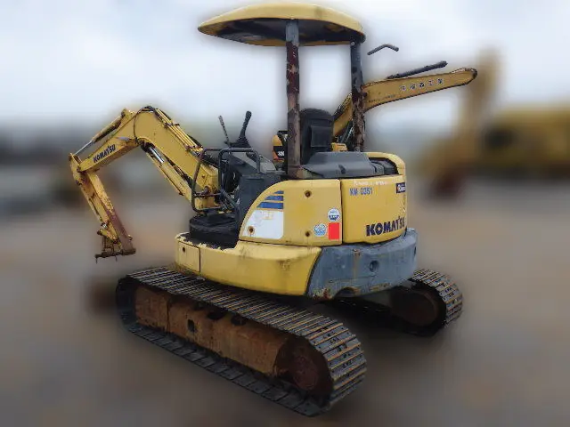 KOMATSU PC40MR-3 - 18505, tampak samping kiri