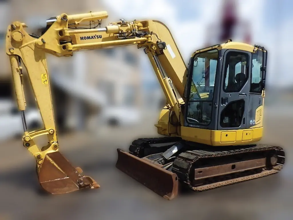 KOMATSU PC78UU-8 - 18517, tampak samping kanan